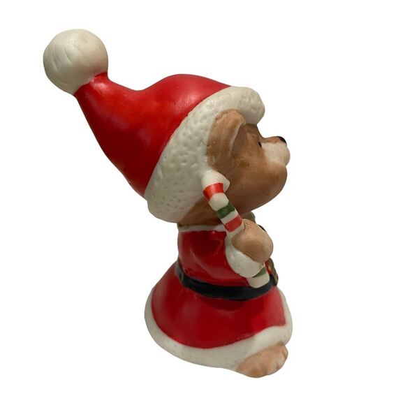 Complete Set of Three Vintage Homco Ceramic Christmas Teddy Bears 5600 - Picture 13 of 16